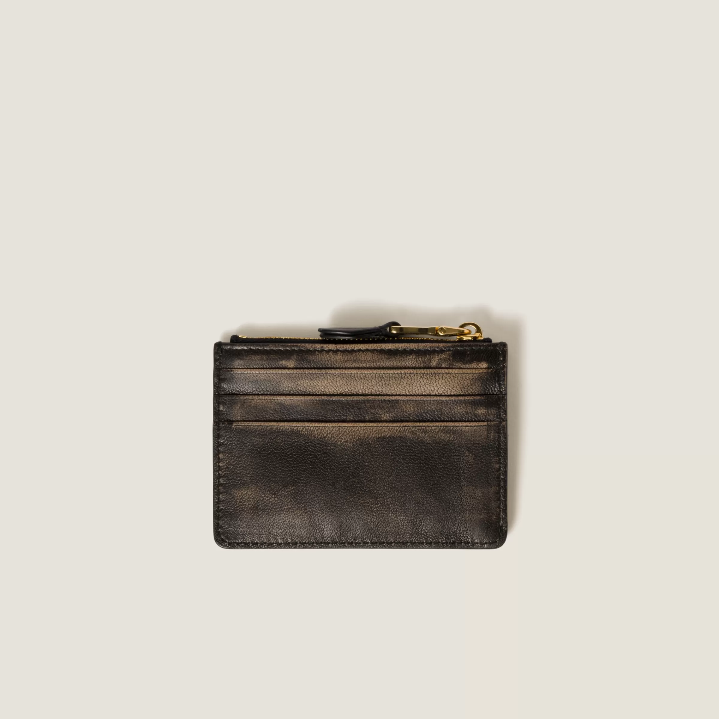 Nappa leather card holder>Miu Miu Flash Sale