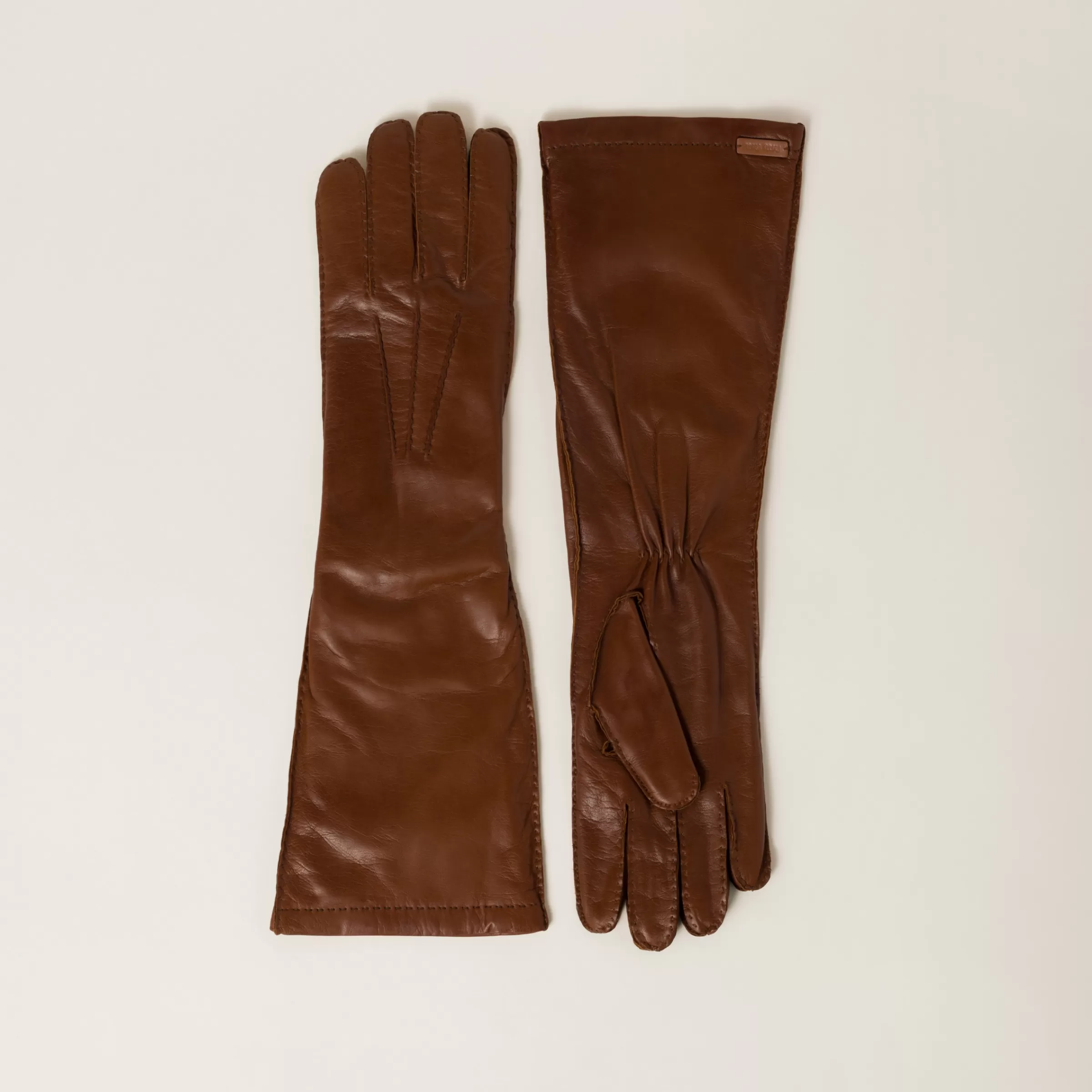 Nappa leather gloves>Miu Miu Discount