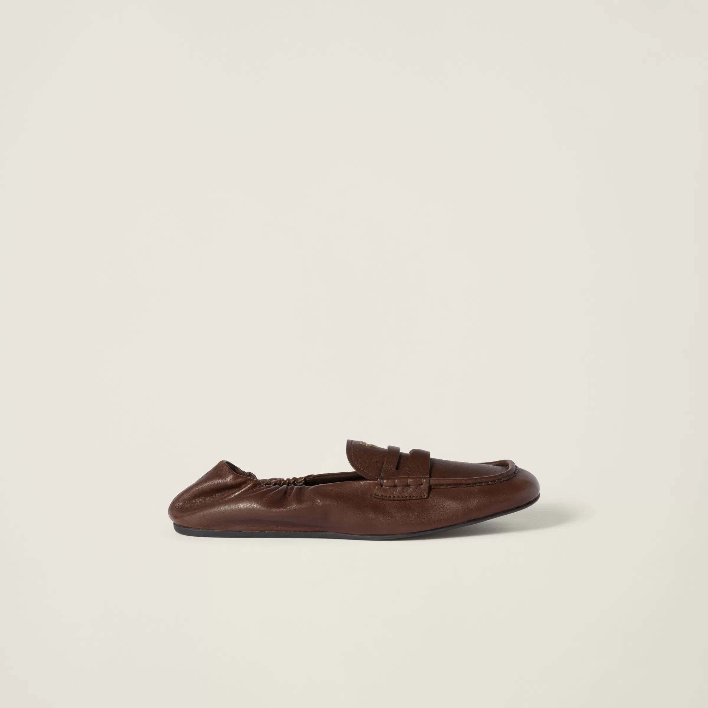 Nappa leather loafers>Miu Miu Cheap