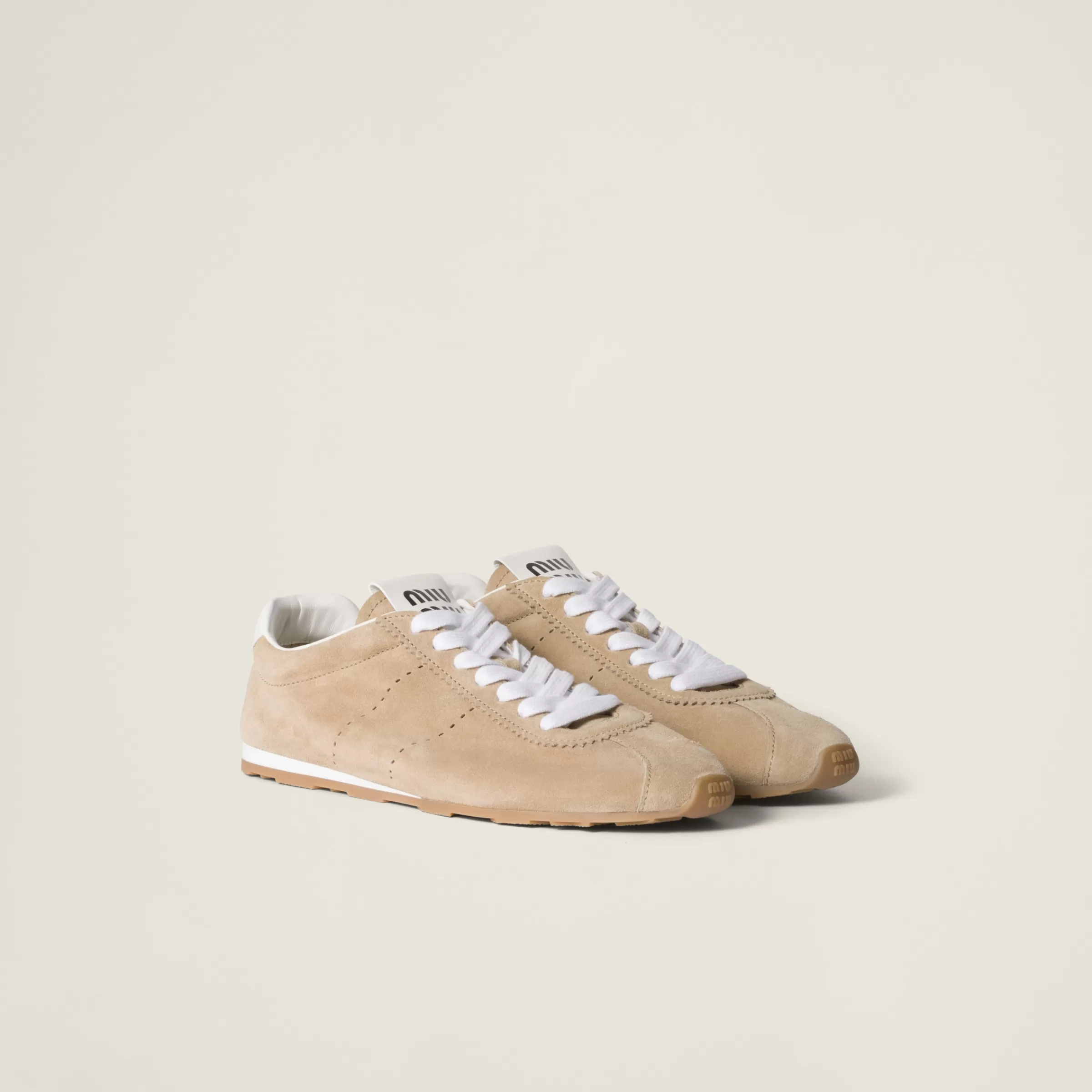 Plume suede sneakers>Miu Miu Best Sale