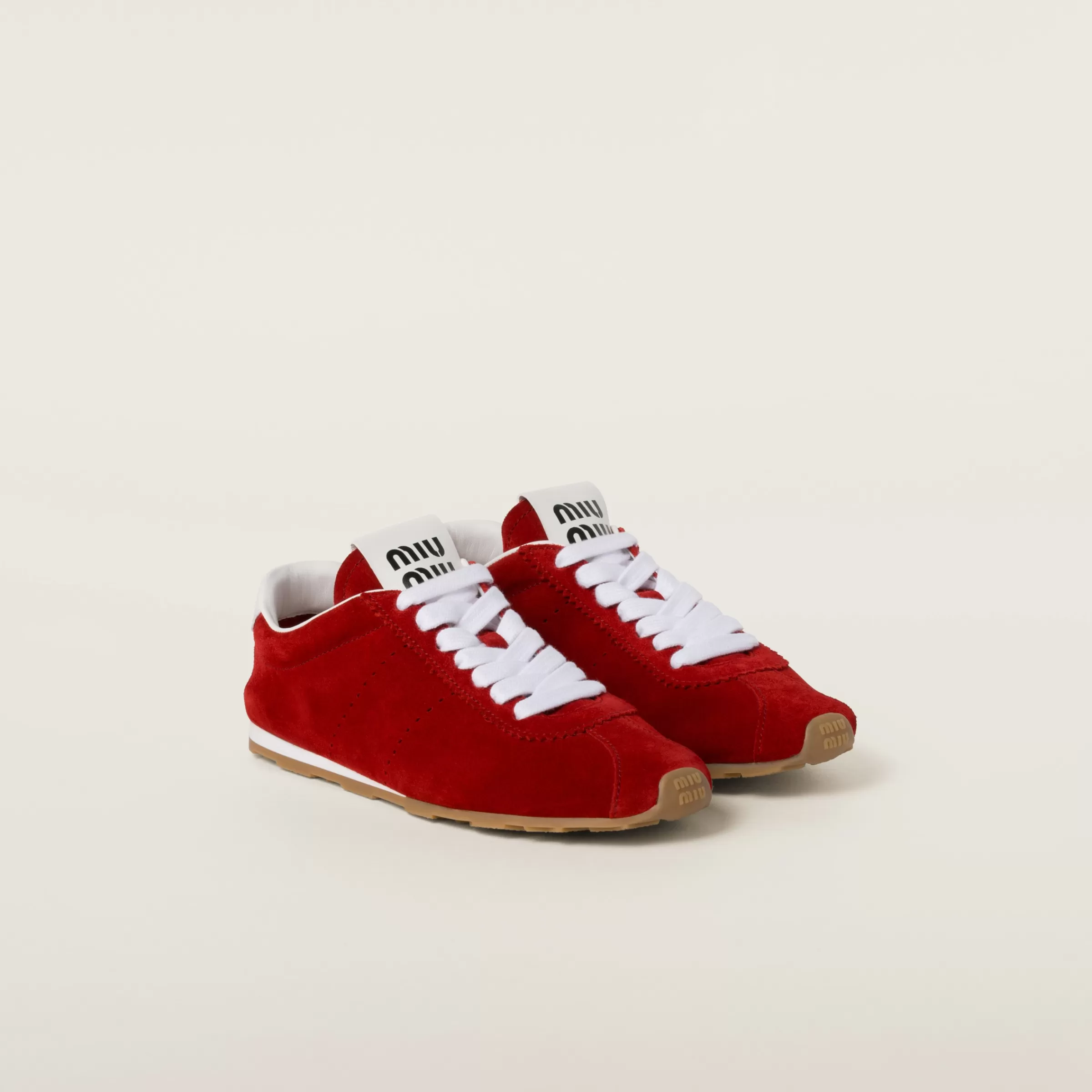 Plume suede sneakers>Miu Miu Flash Sale