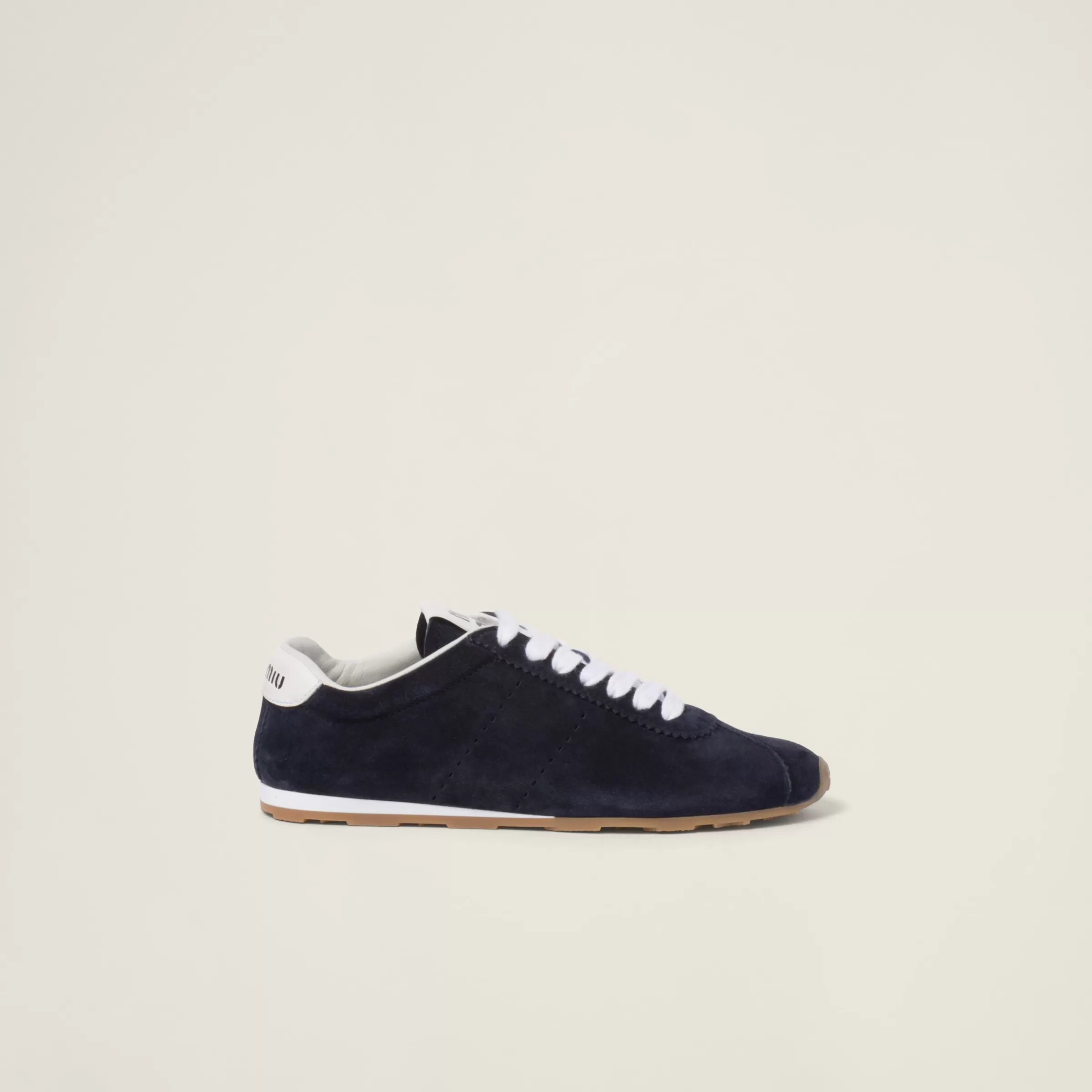 Plume suede sneakers>Miu Miu Discount