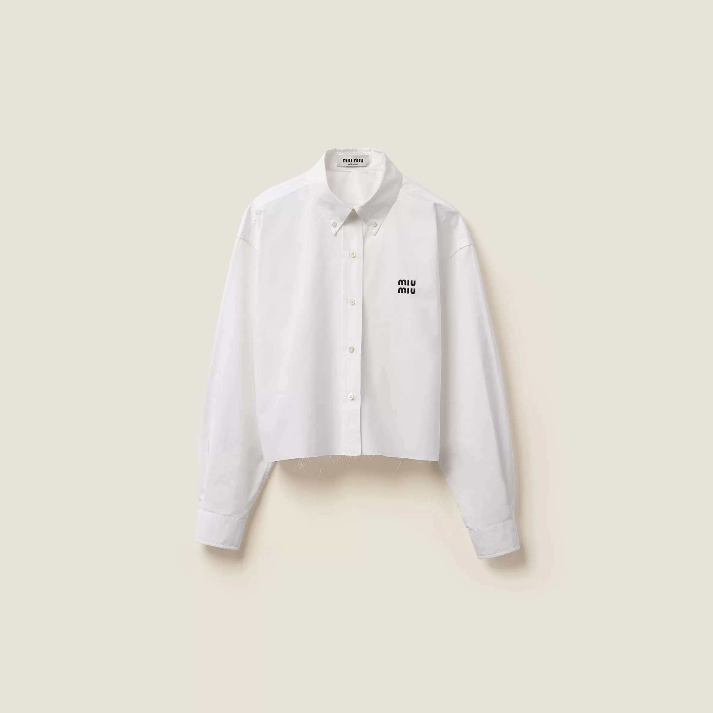 Poplin shirt>Miu Miu Sale