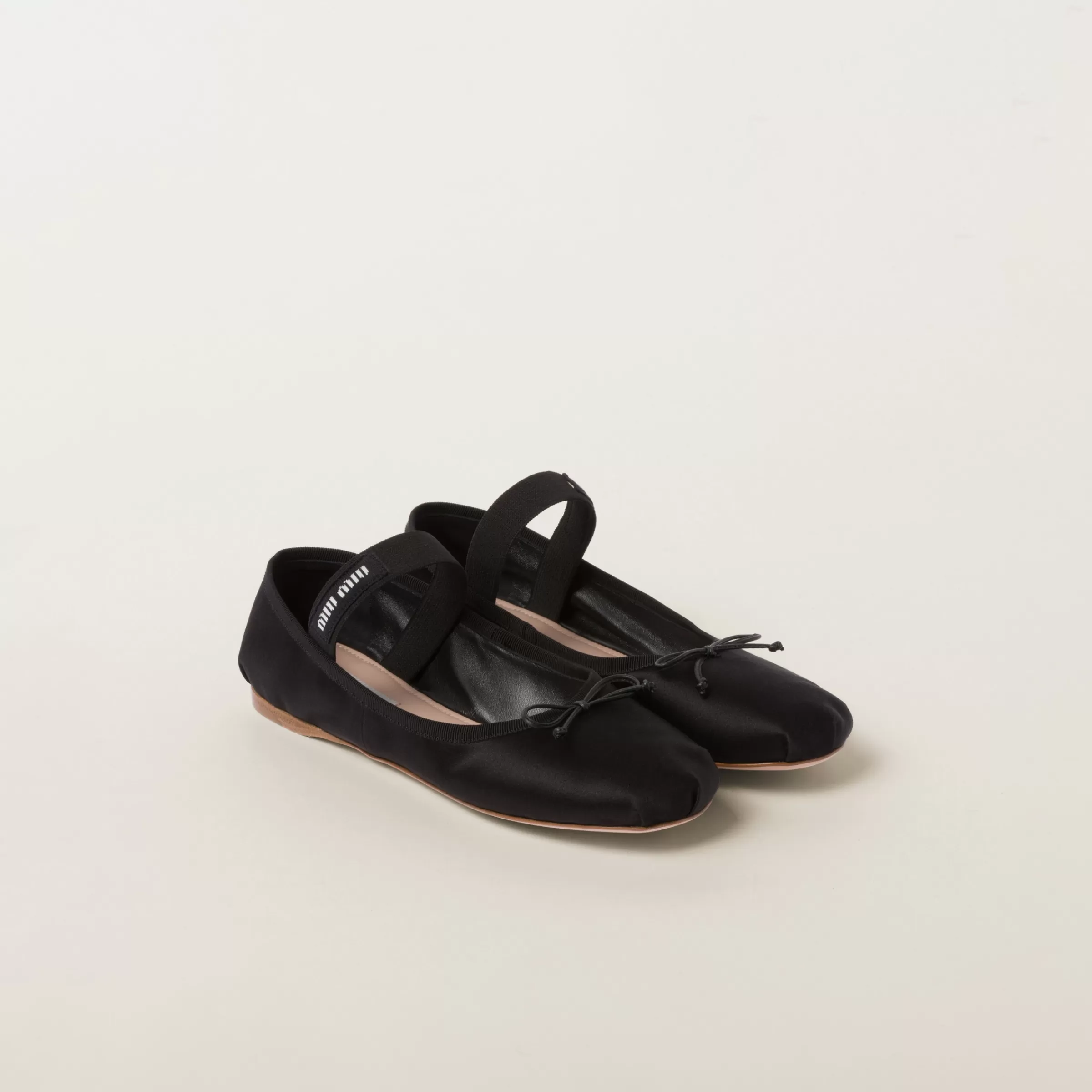 Satin ballerinas>Miu Miu Cheap