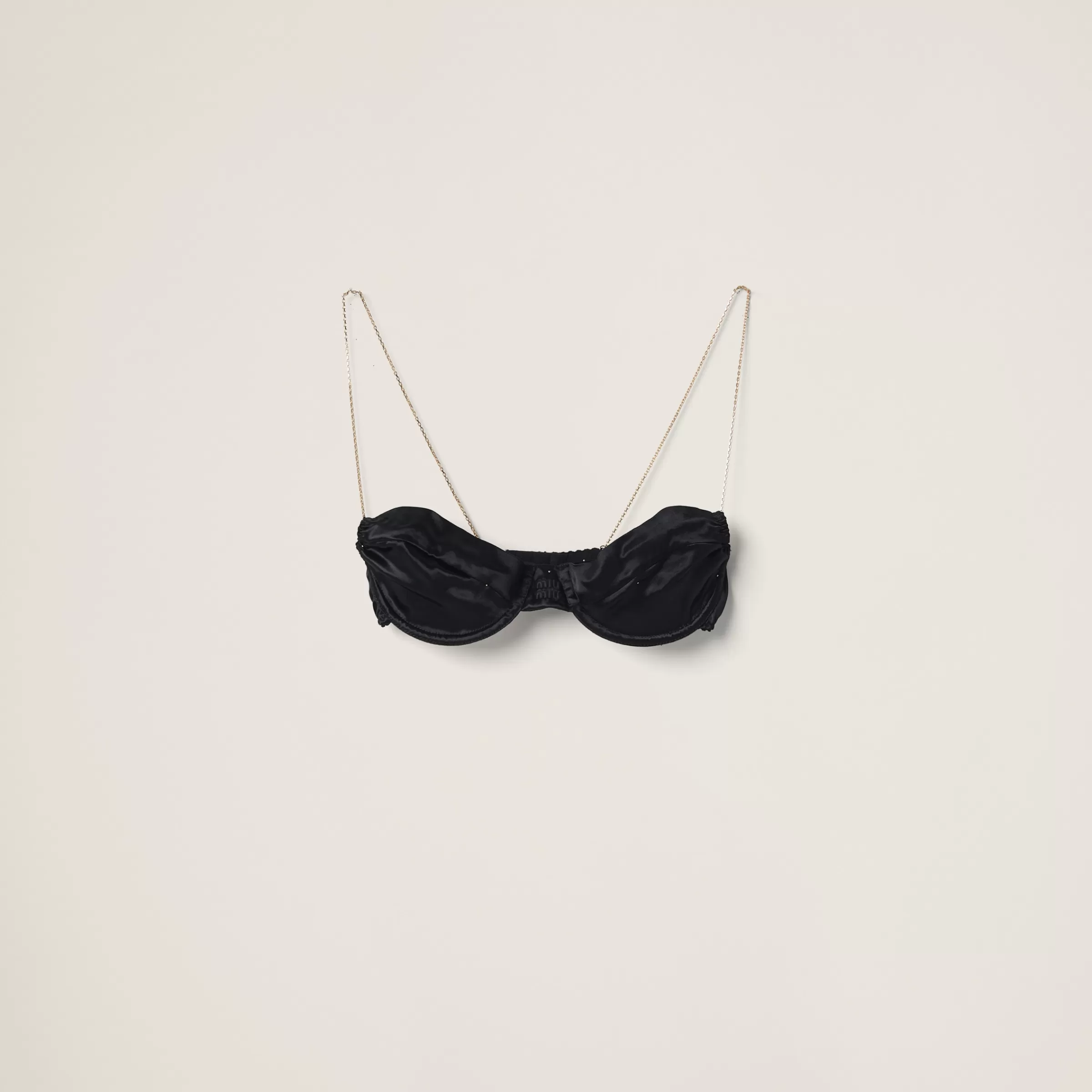 Satin bra>Miu Miu Outlet