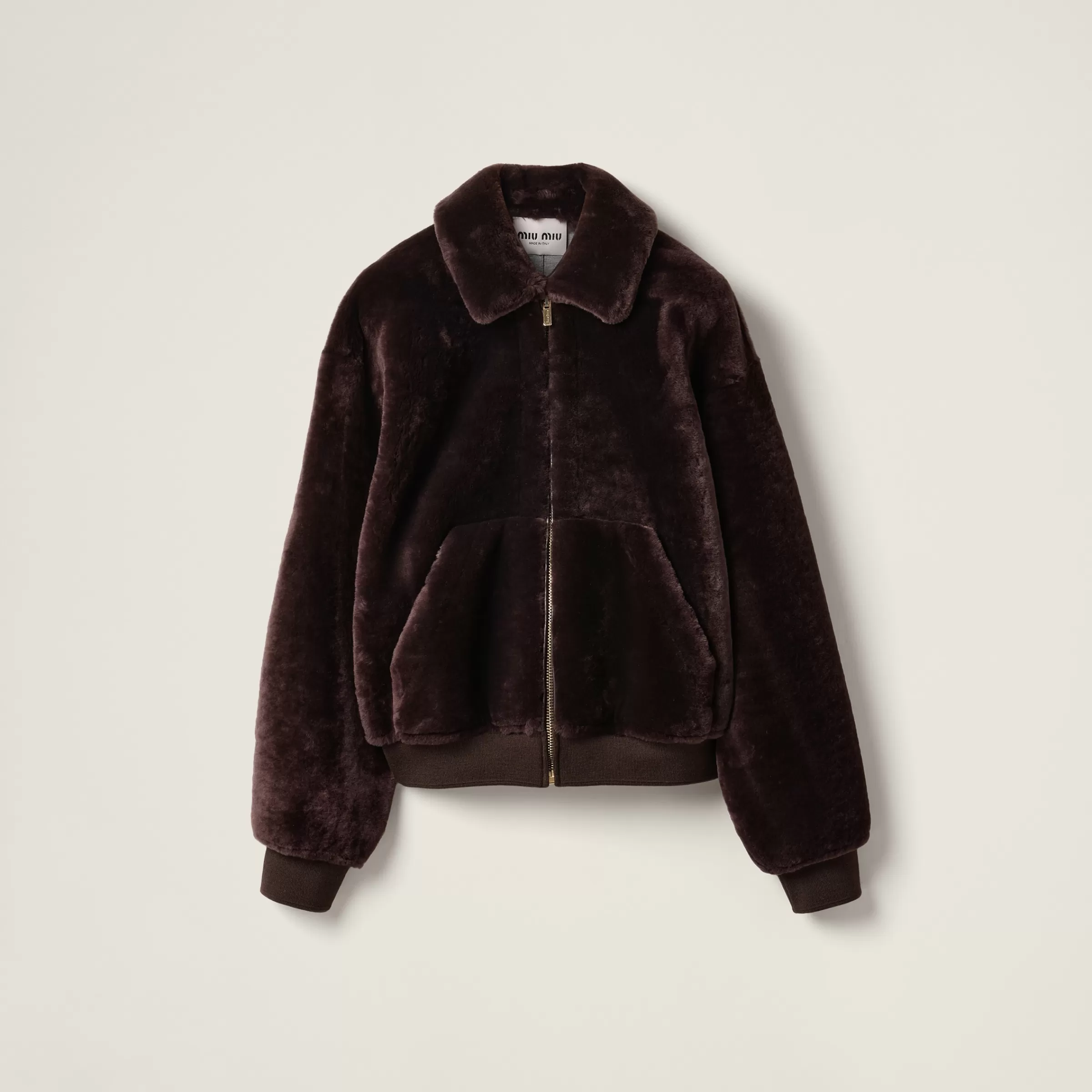 Shearling jacket>Miu Miu Clearance