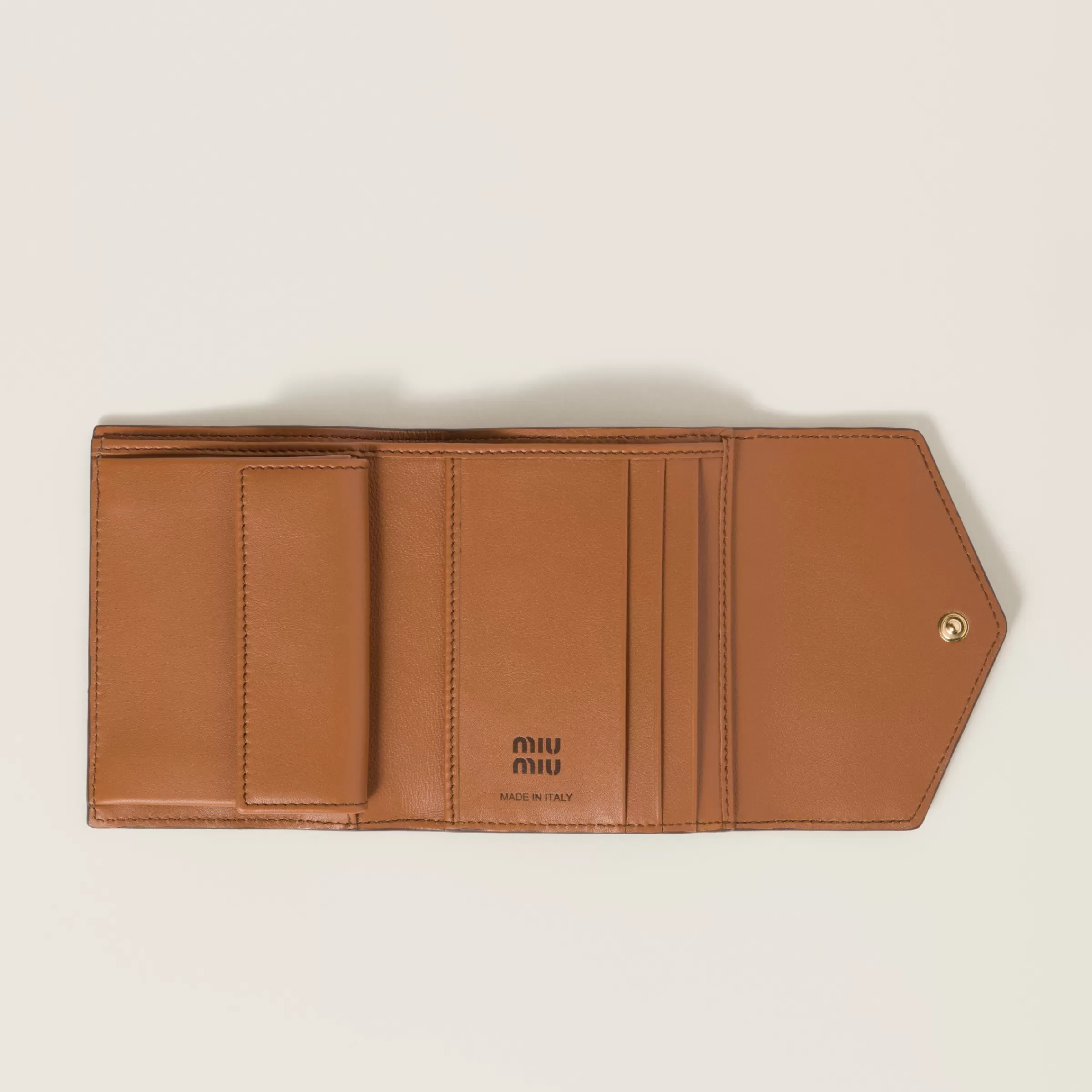 Small leather wallet>Miu Miu Outlet