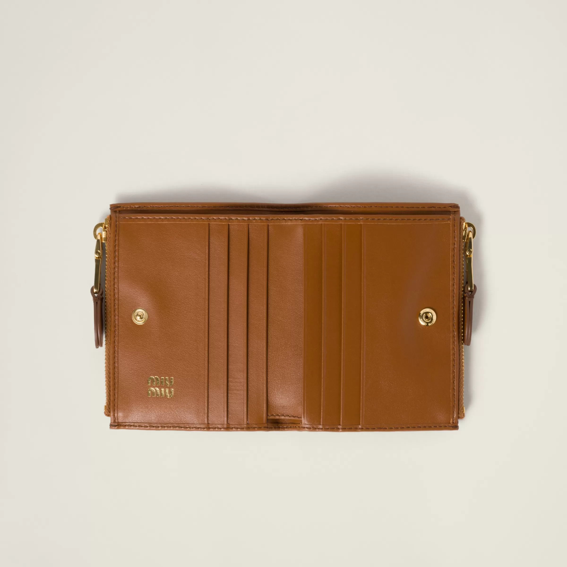 Small leather wallet>Miu Miu Online