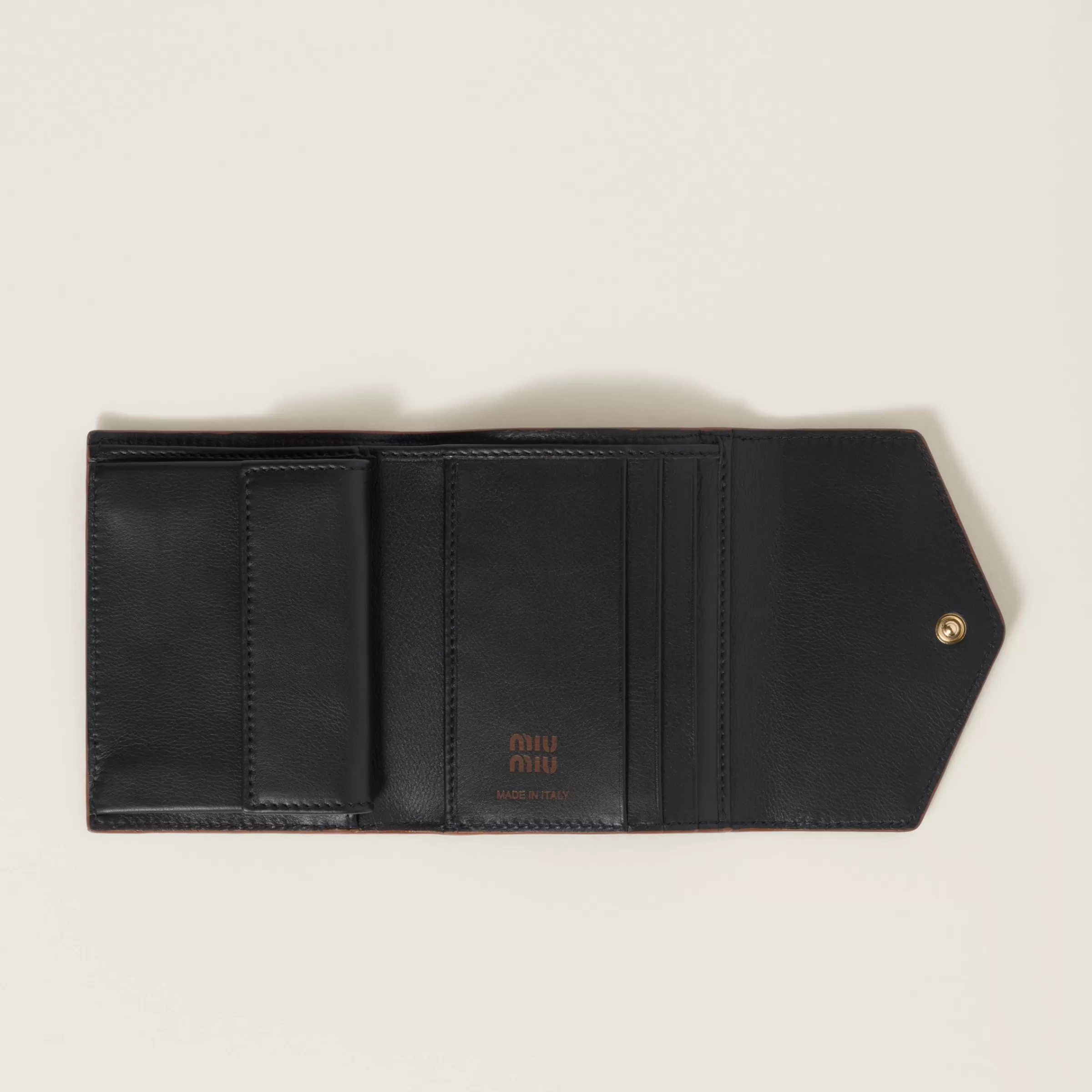 Small leather wallet>Miu Miu Outlet