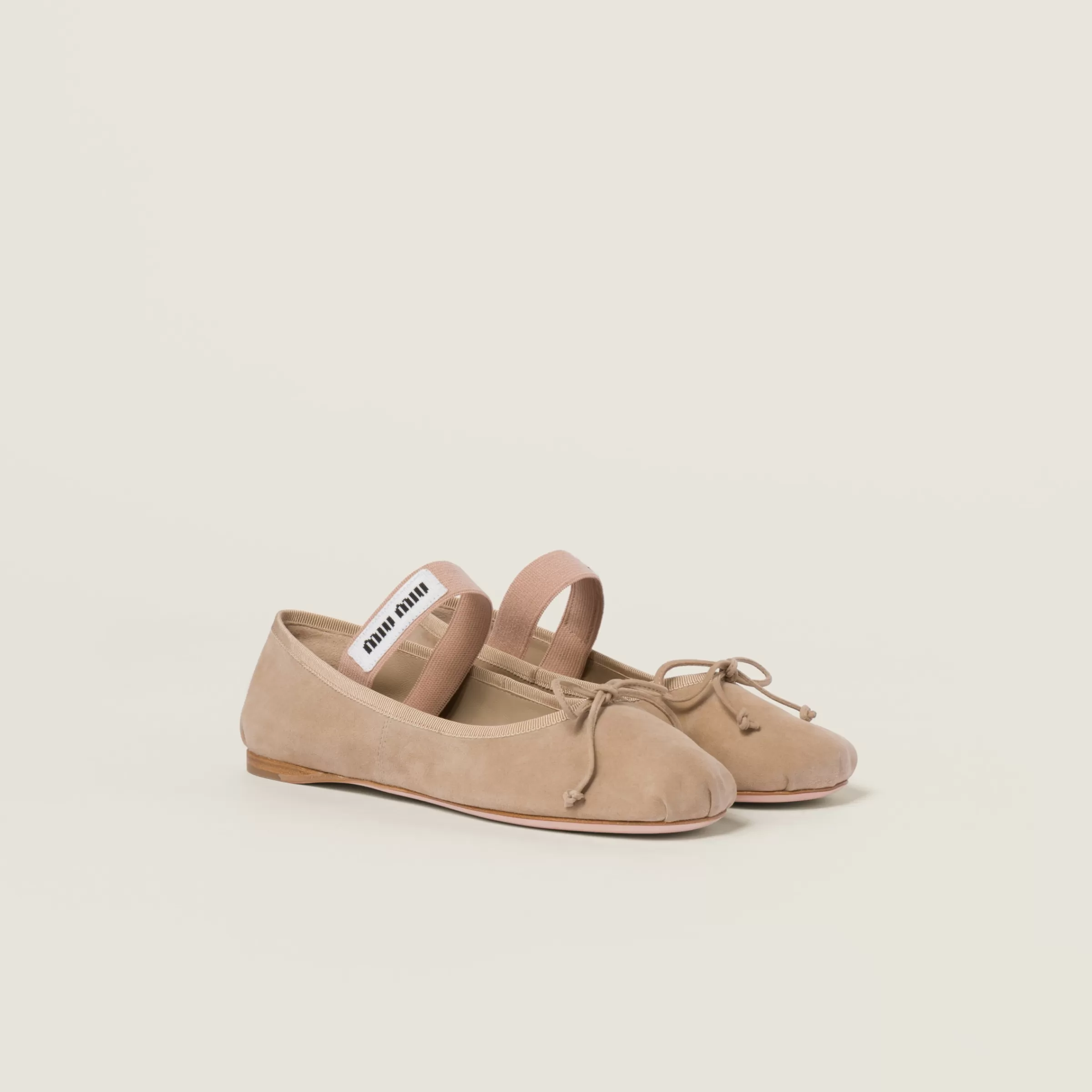 Suede ballerinas>Miu Miu Flash Sale