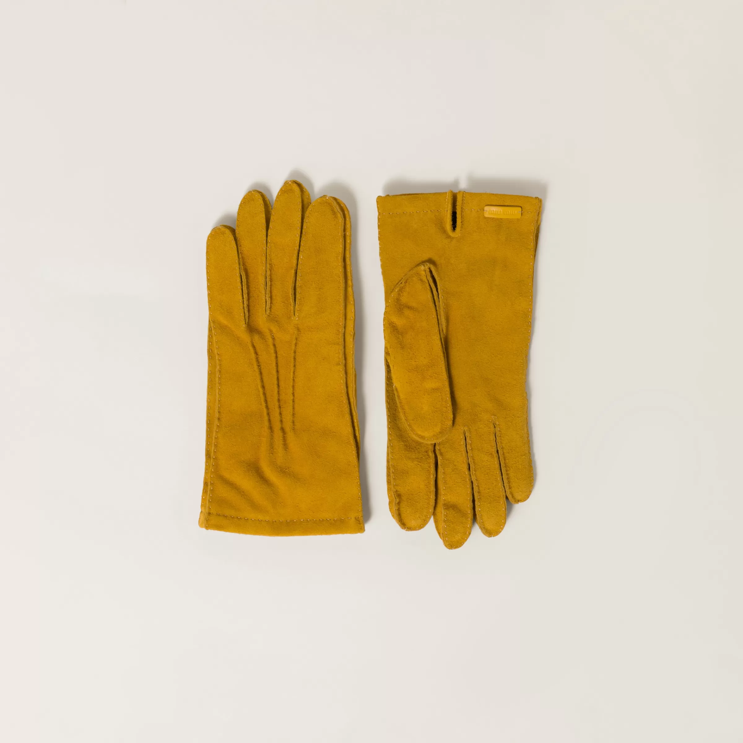 Suede gloves>Miu Miu Discount