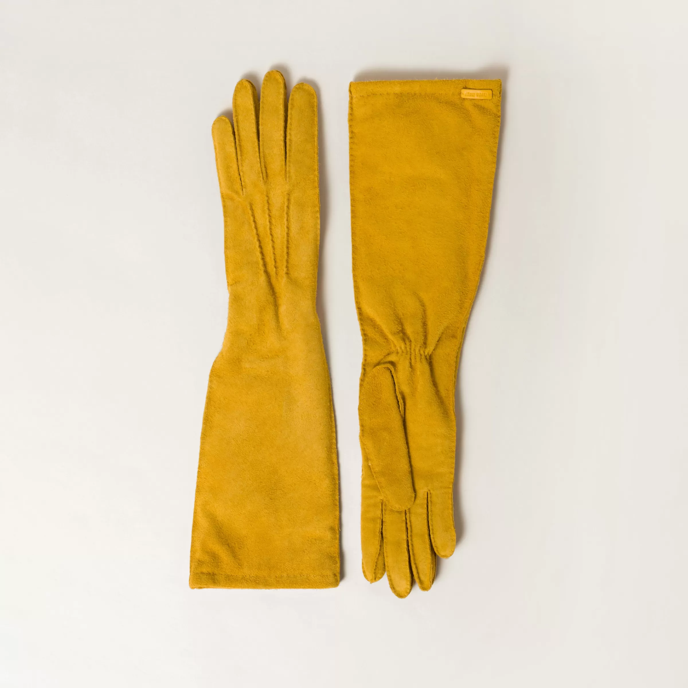 Suede gloves>Miu Miu Best Sale