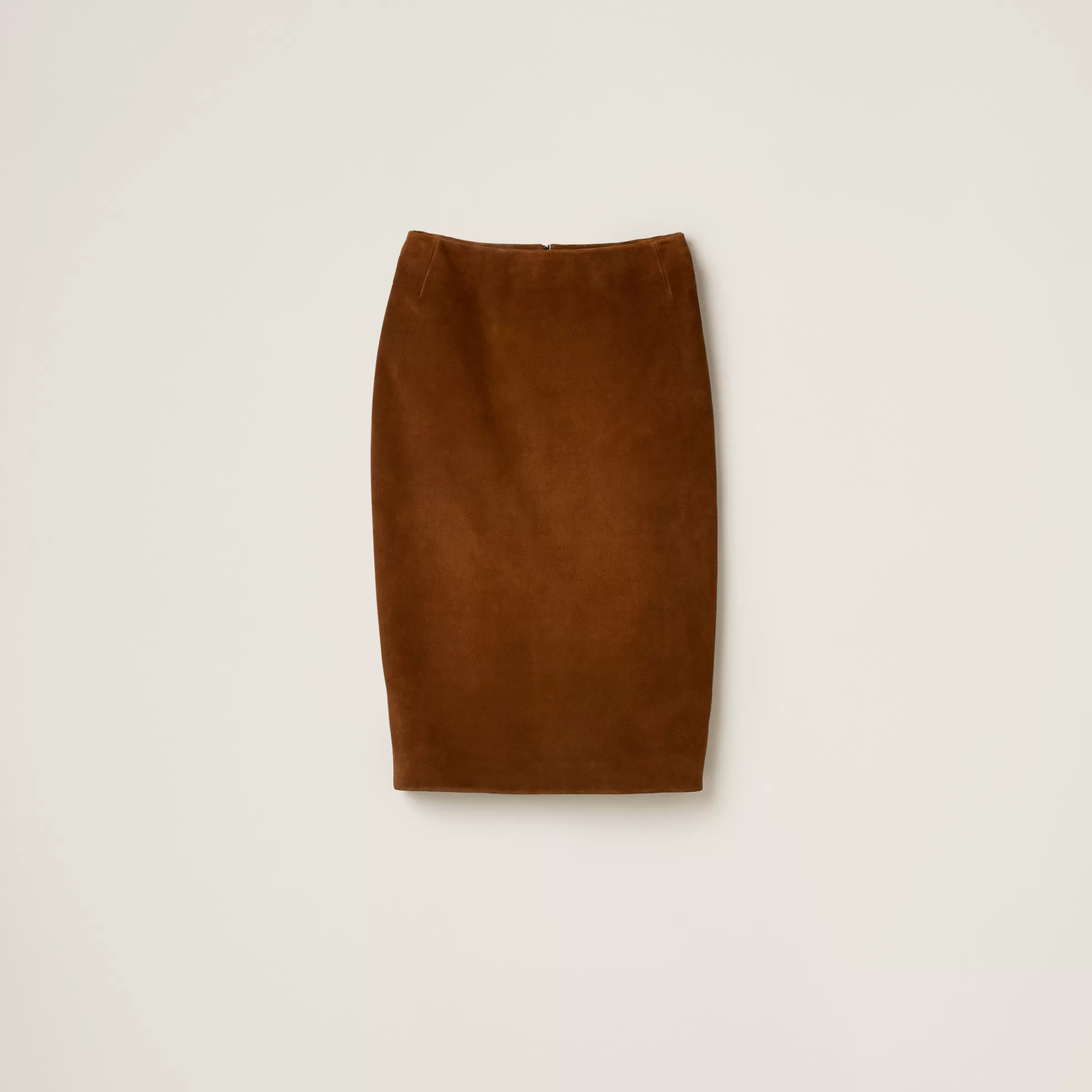 Suede skirt>Miu Miu Fashion