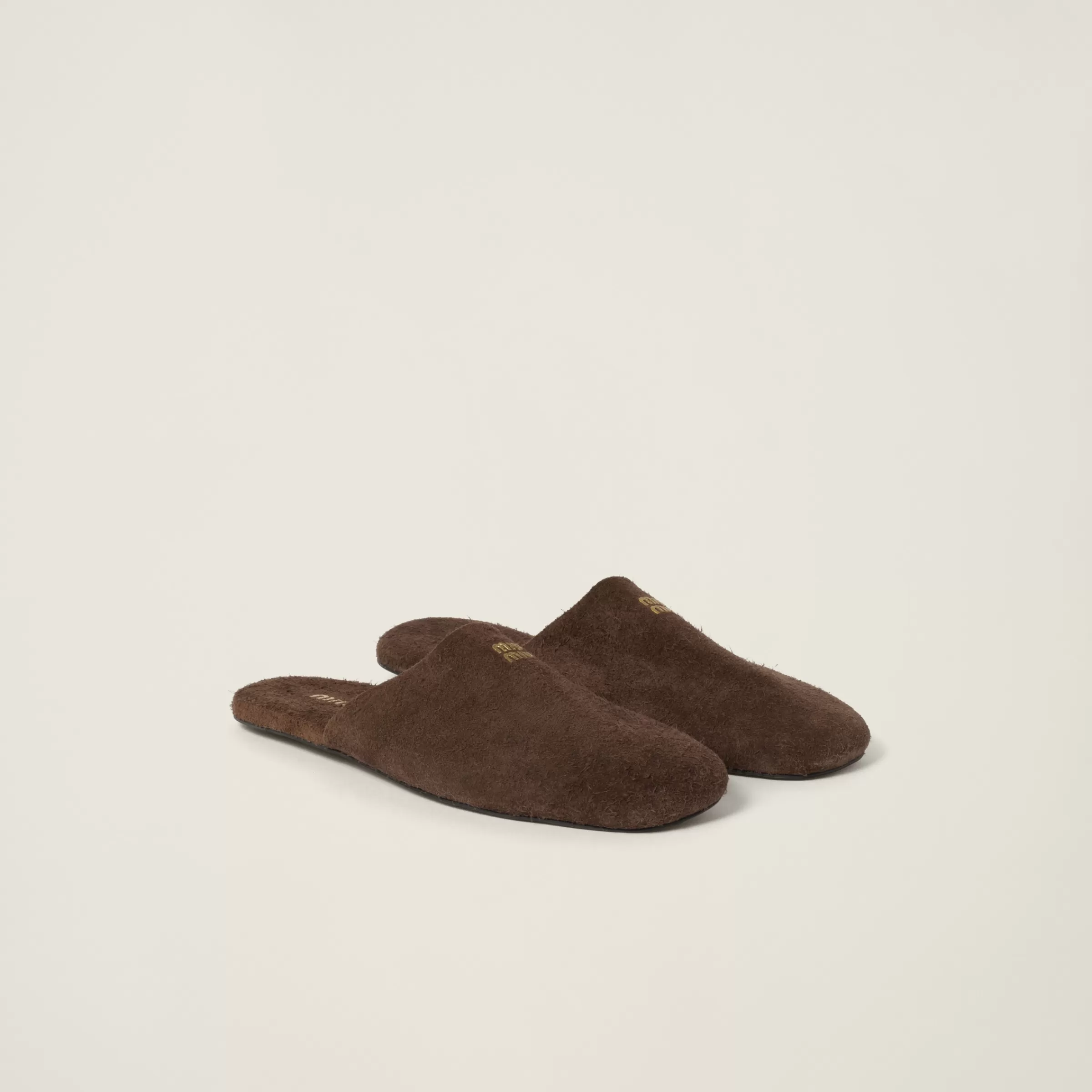 Suede slippers>Miu Miu Best