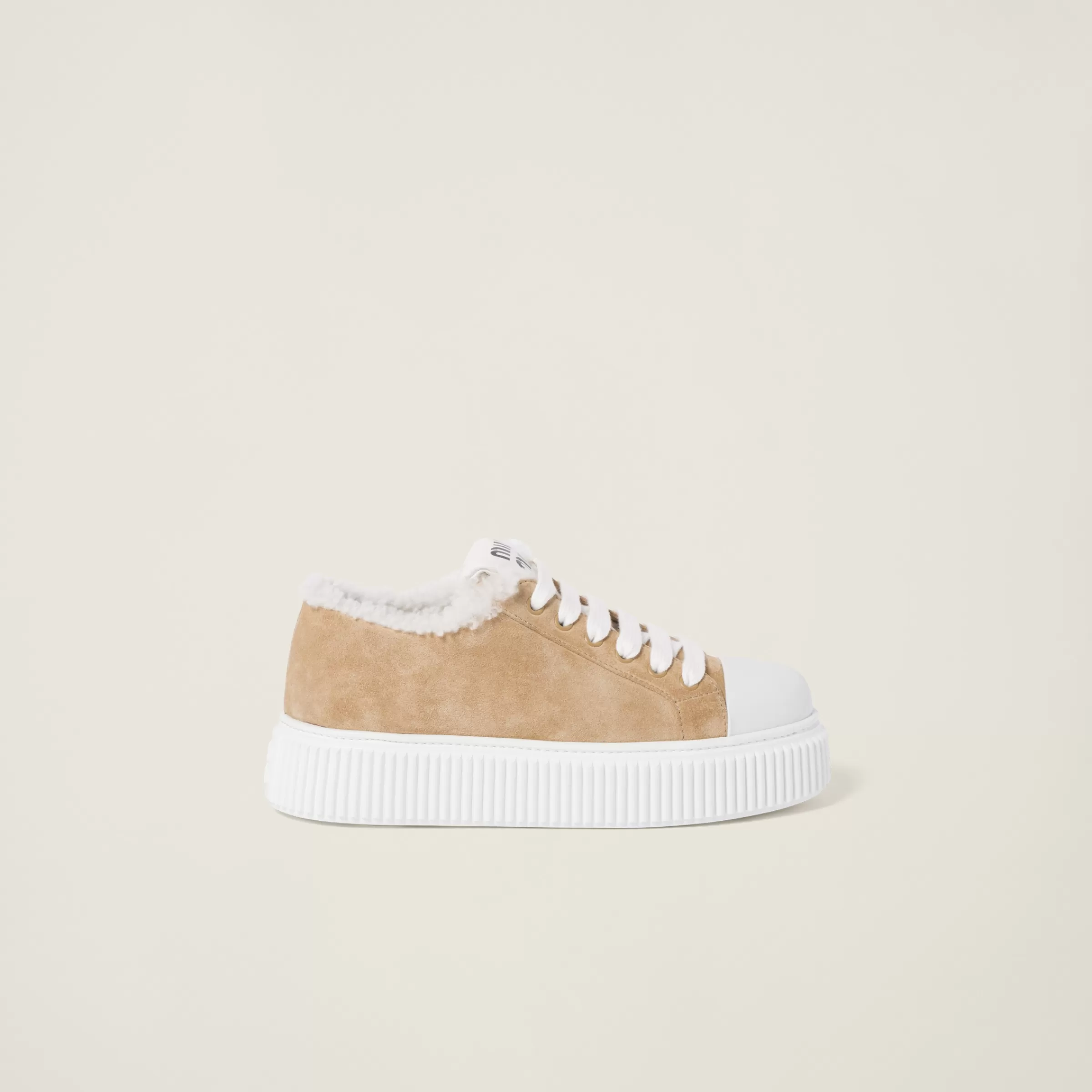 Suede sneakers>Miu Miu Clearance