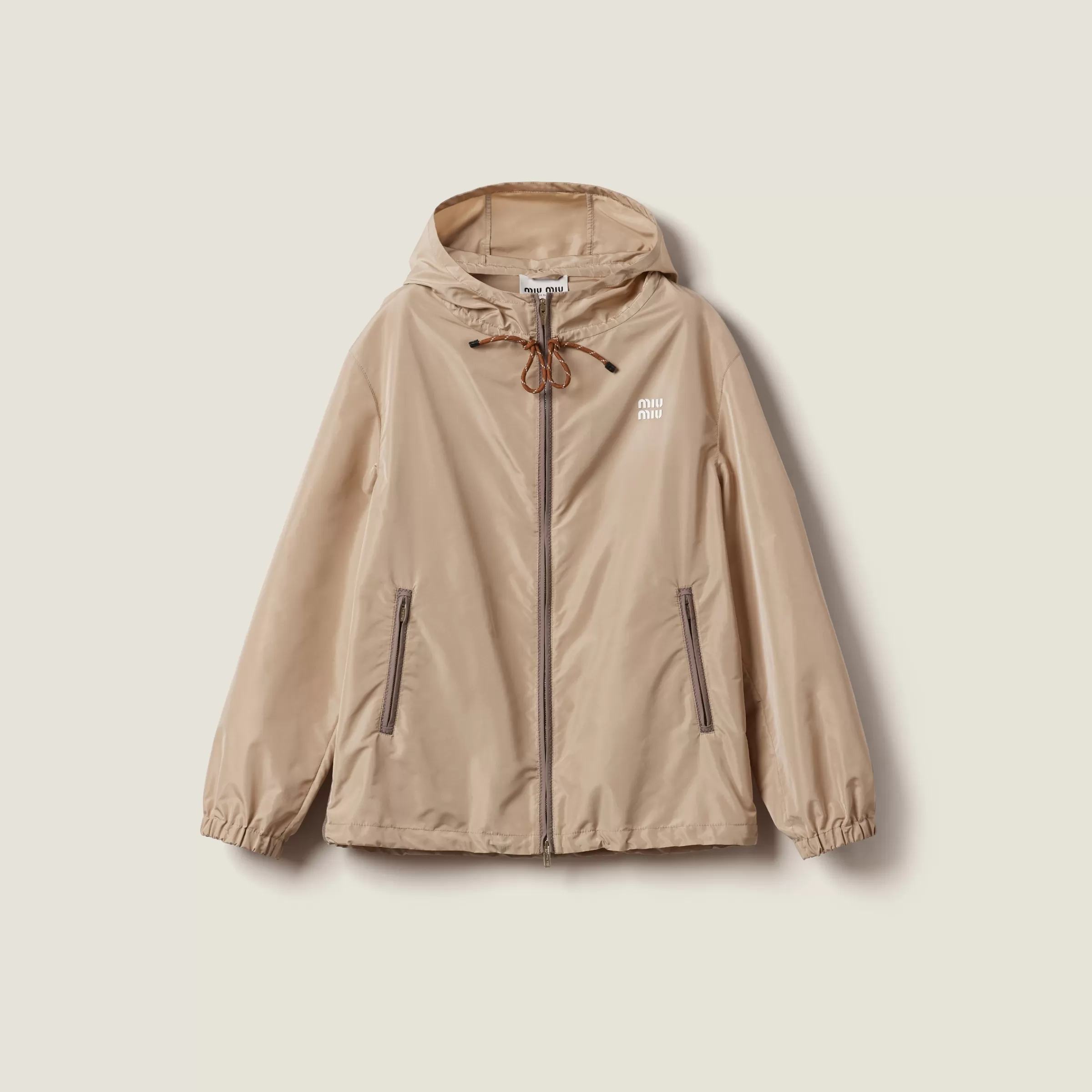 Technical fabric blouson jacket>Miu Miu Flash Sale