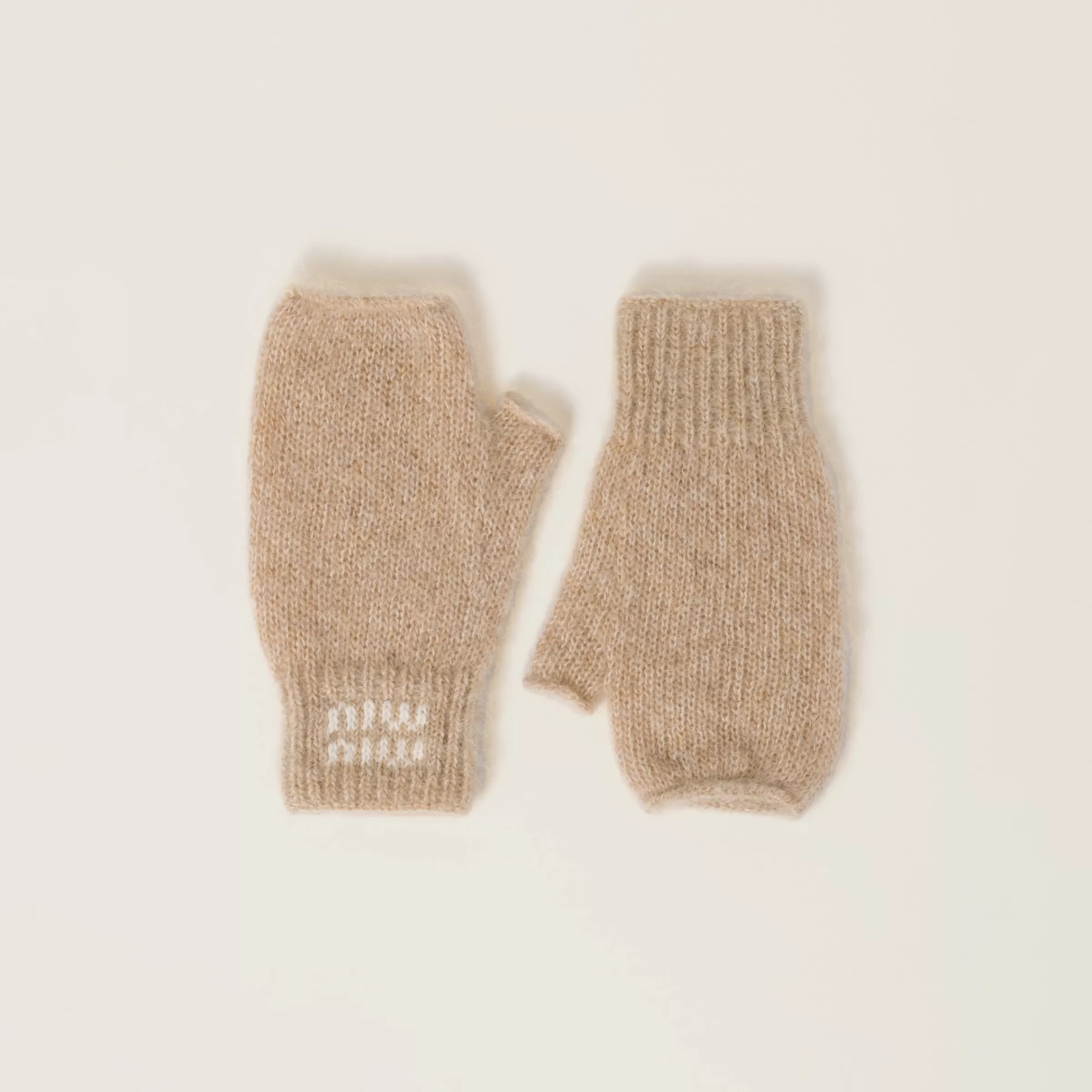 Wool and mohair gloves>Miu Miu Online