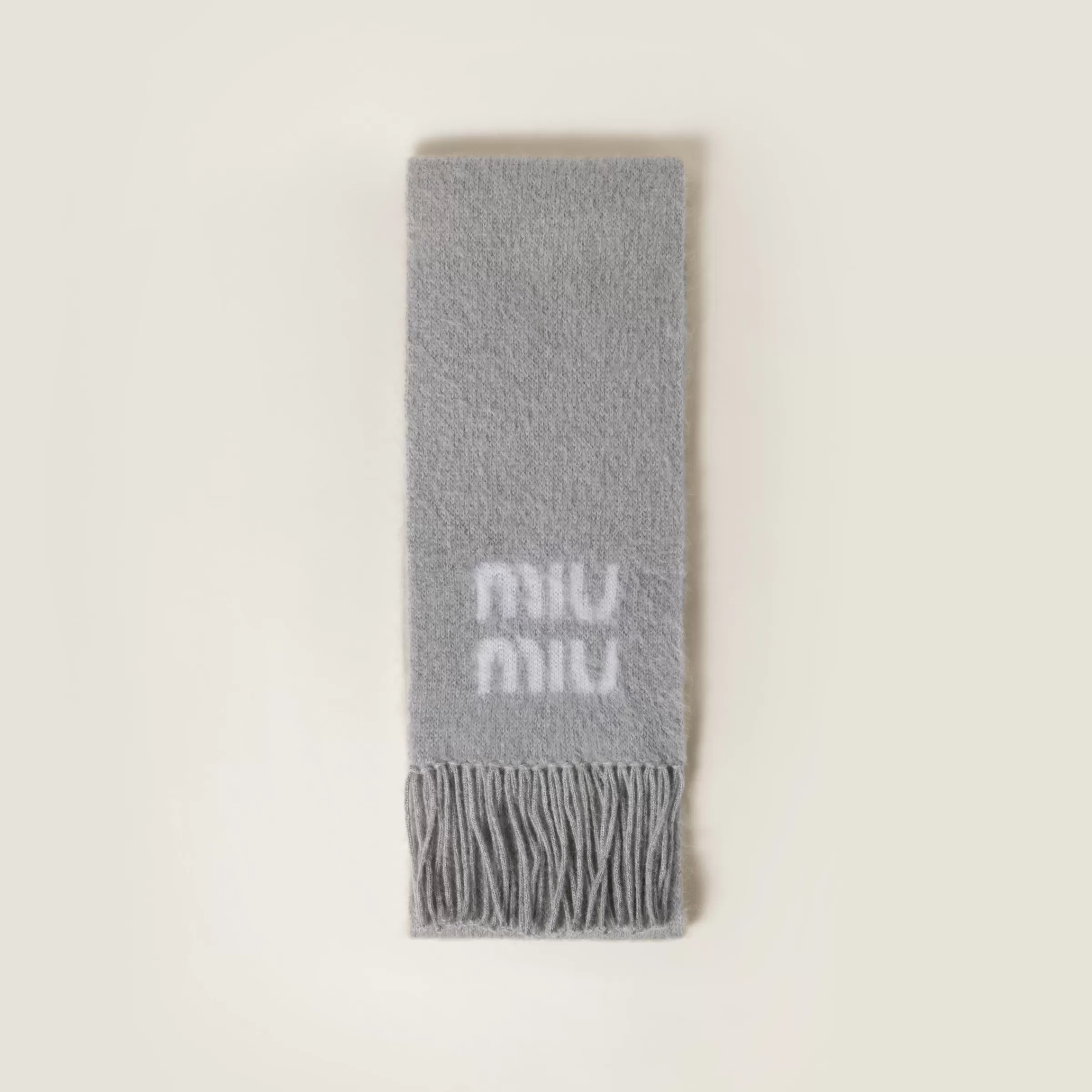 Wool and mohair scarf>Miu Miu Online