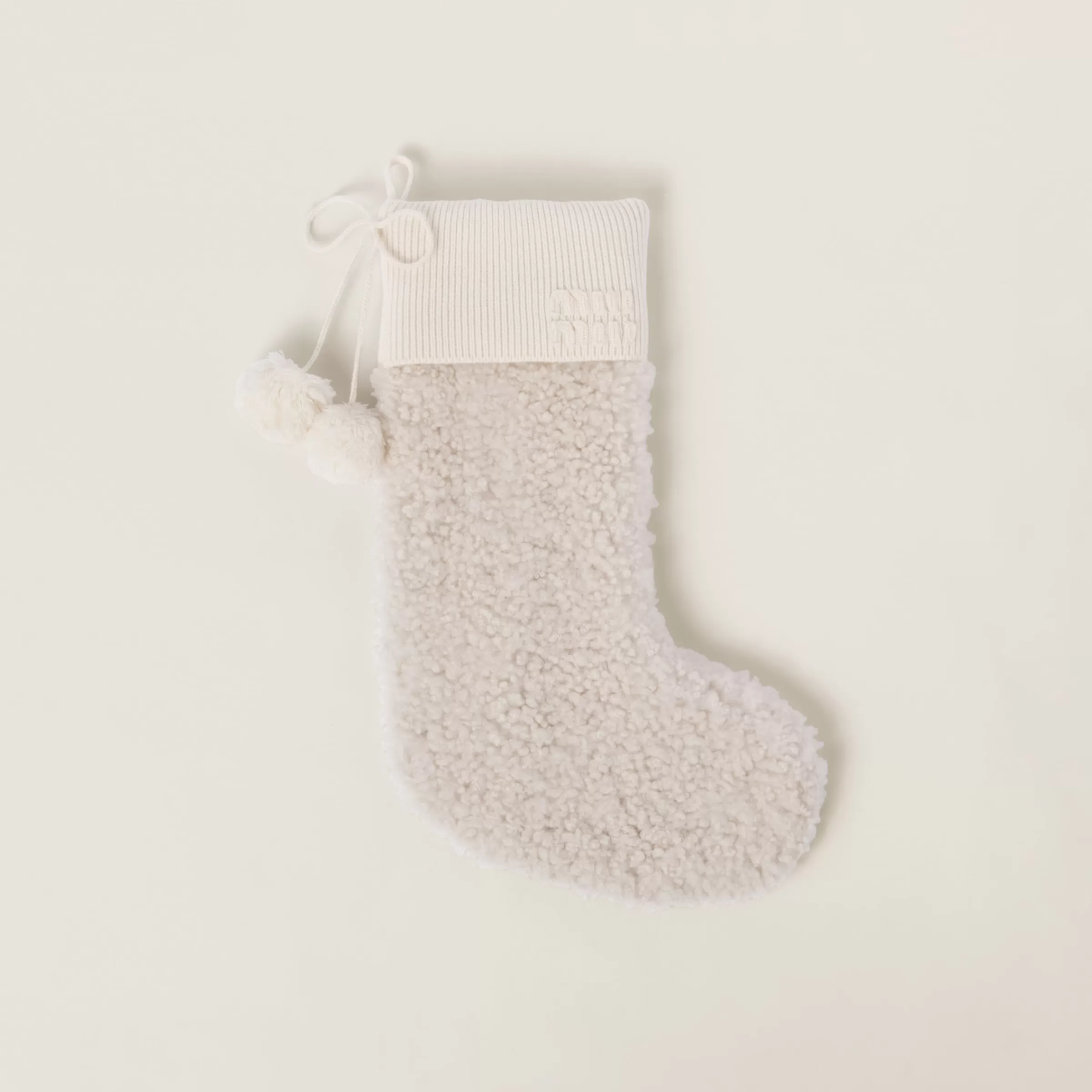 Wool and shearling socks>Miu Miu Flash Sale