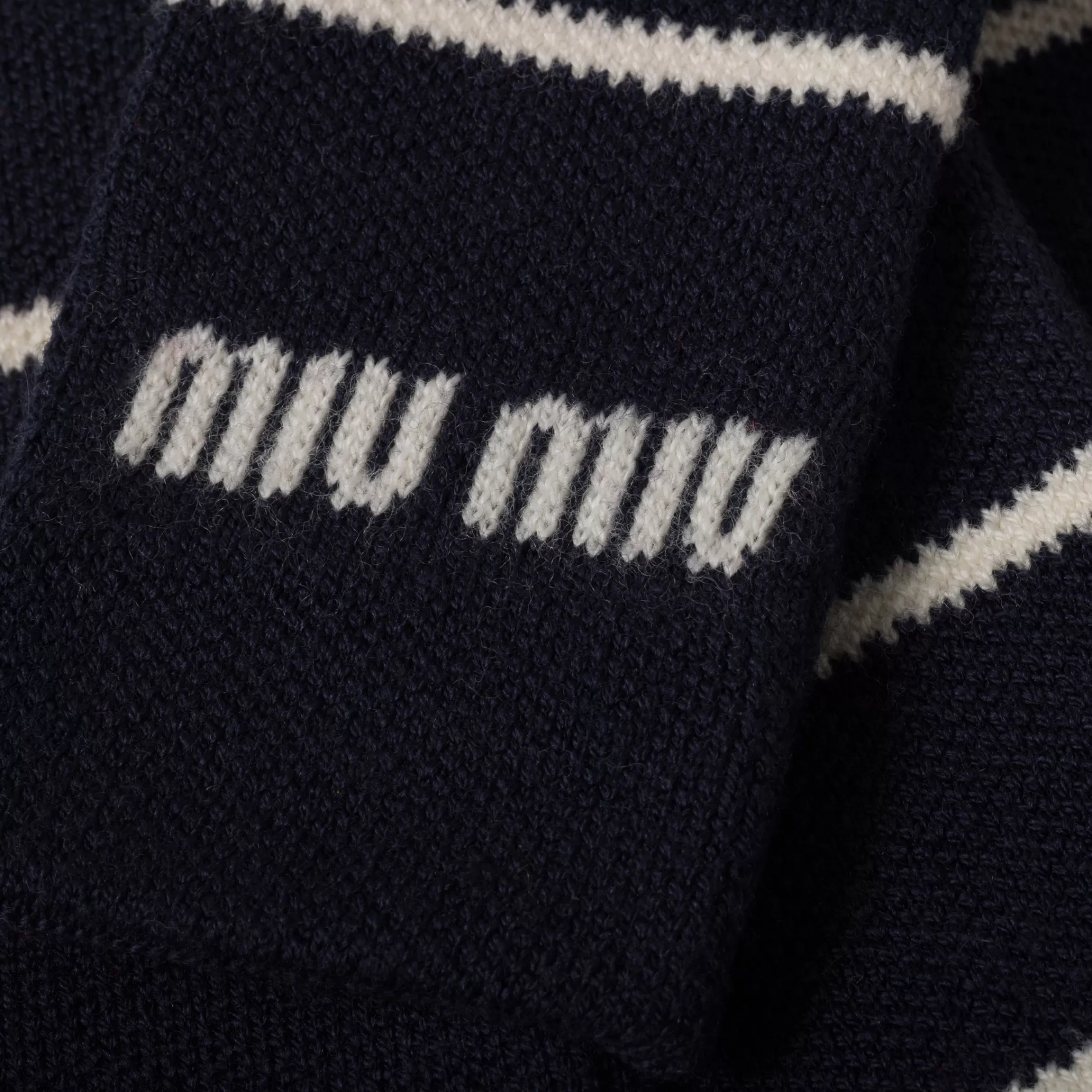 Wool scarf>Miu Miu Cheap