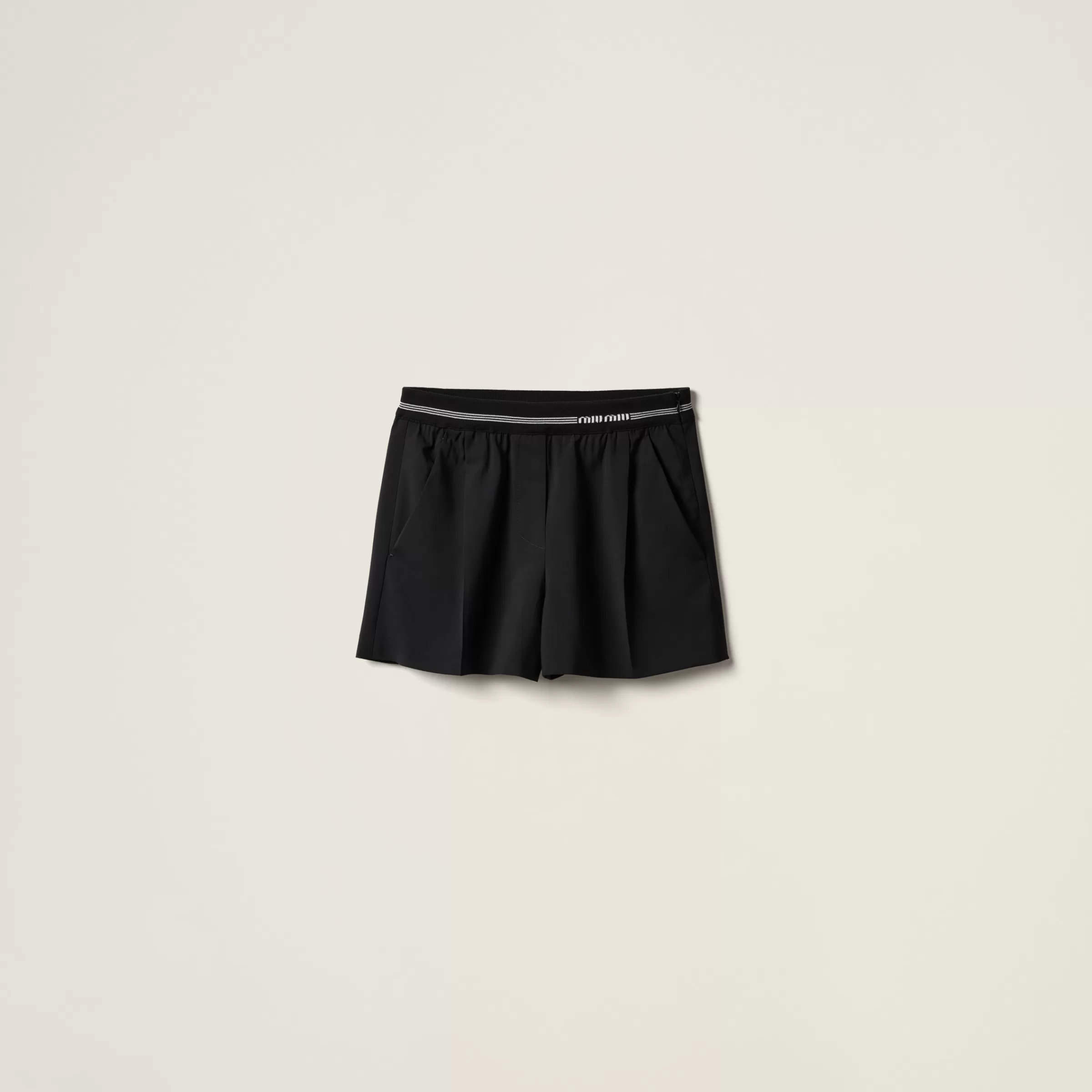 Wool shorts>Miu Miu Fashion